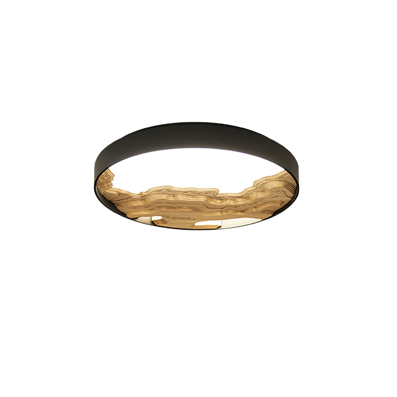Lustra Plafonnier Bois Oriental Naturel