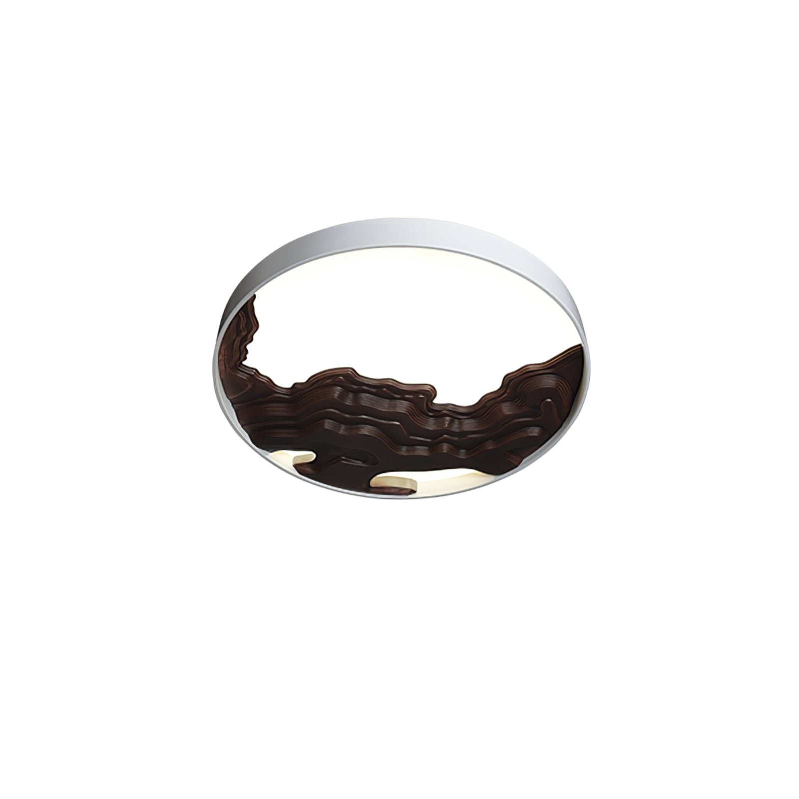 Lustra Plafonnier Bois Oriental Naturel