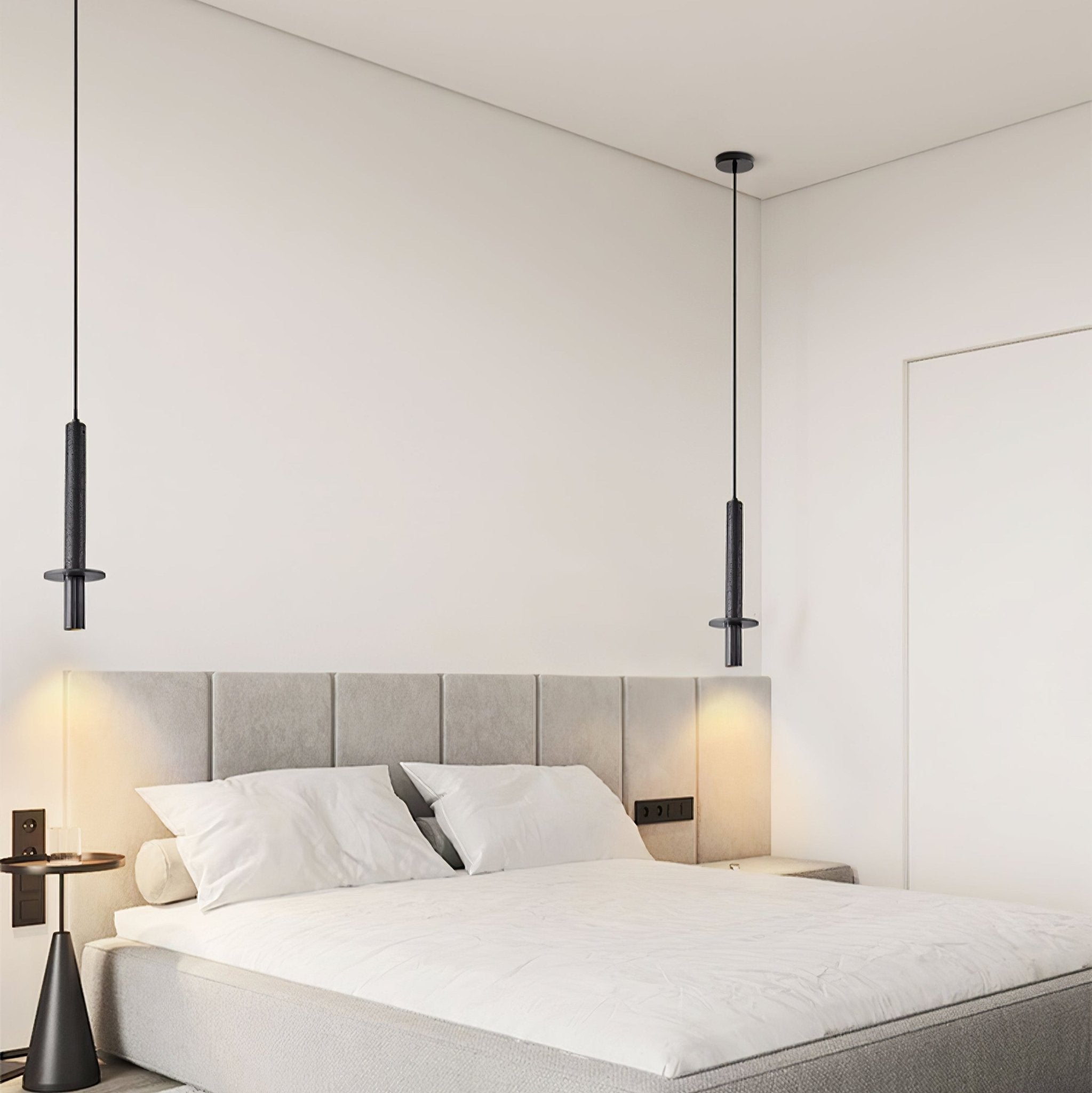 Avdoryra Suspension Double Cylindre en Travertin