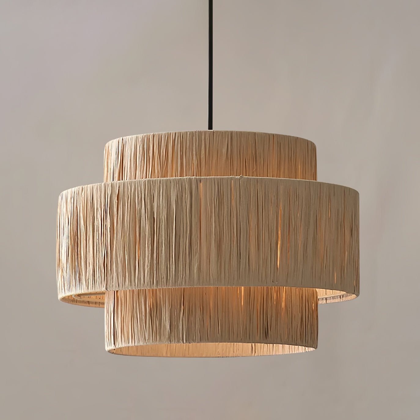Thyra Suspension Paille Traditionnelle Rétro