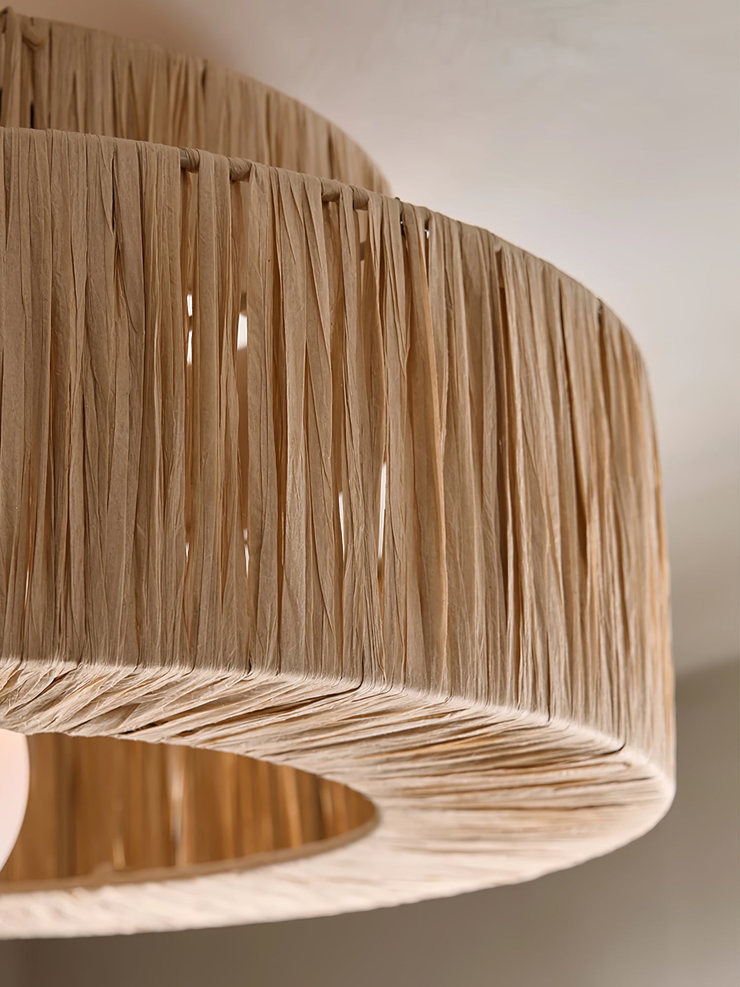 Thyra Suspension Paille Traditionnelle Rétro