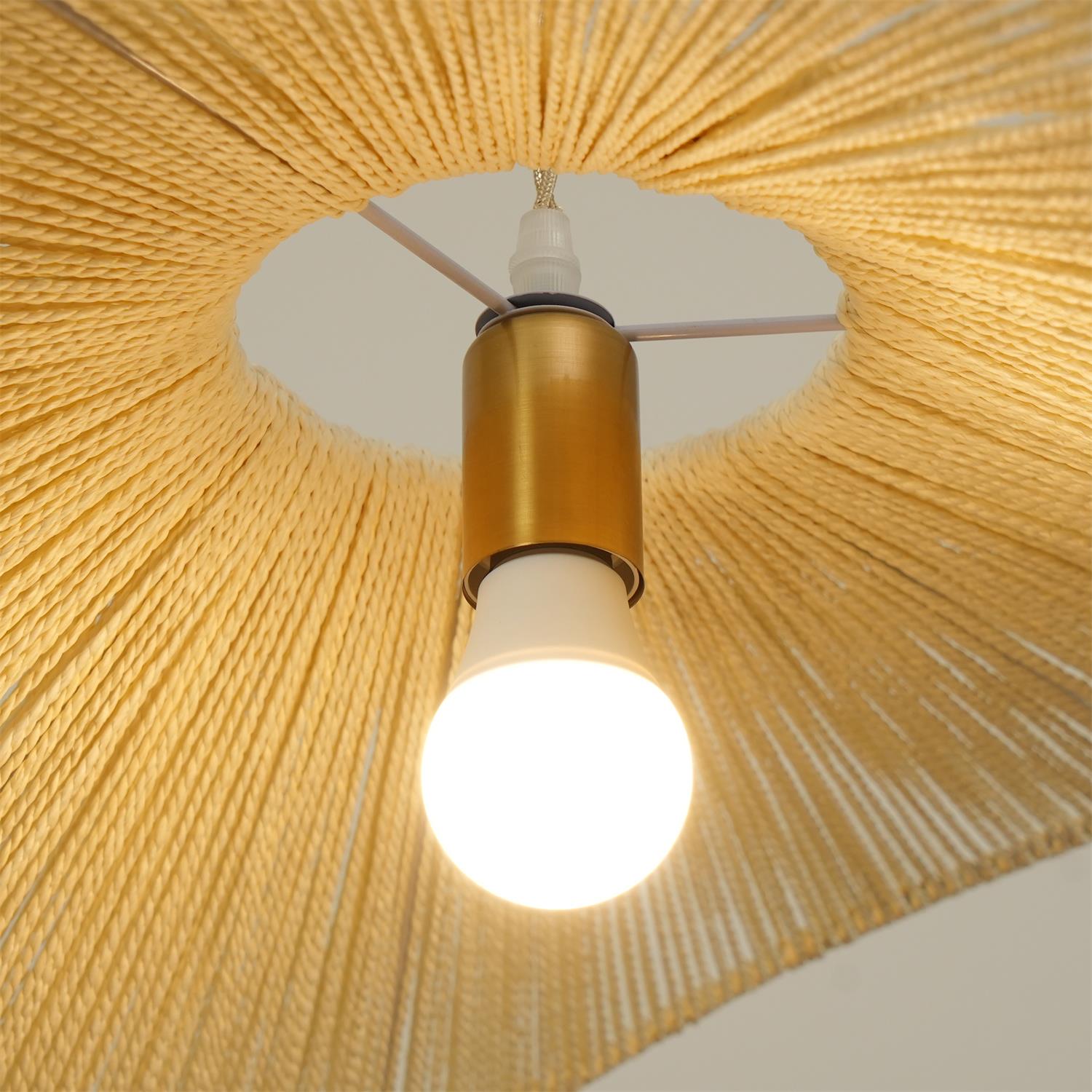 Solara Suspension Rattan Naturel Tissé à la Main