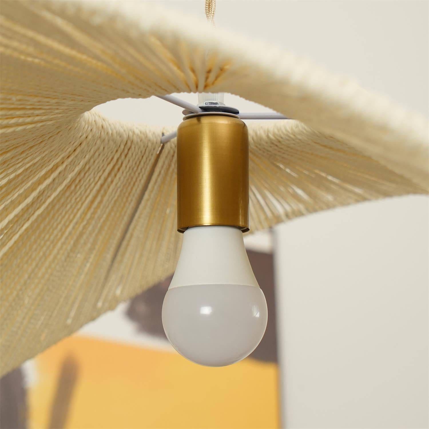 Solara Suspension Rattan Naturel Tissé à la Main