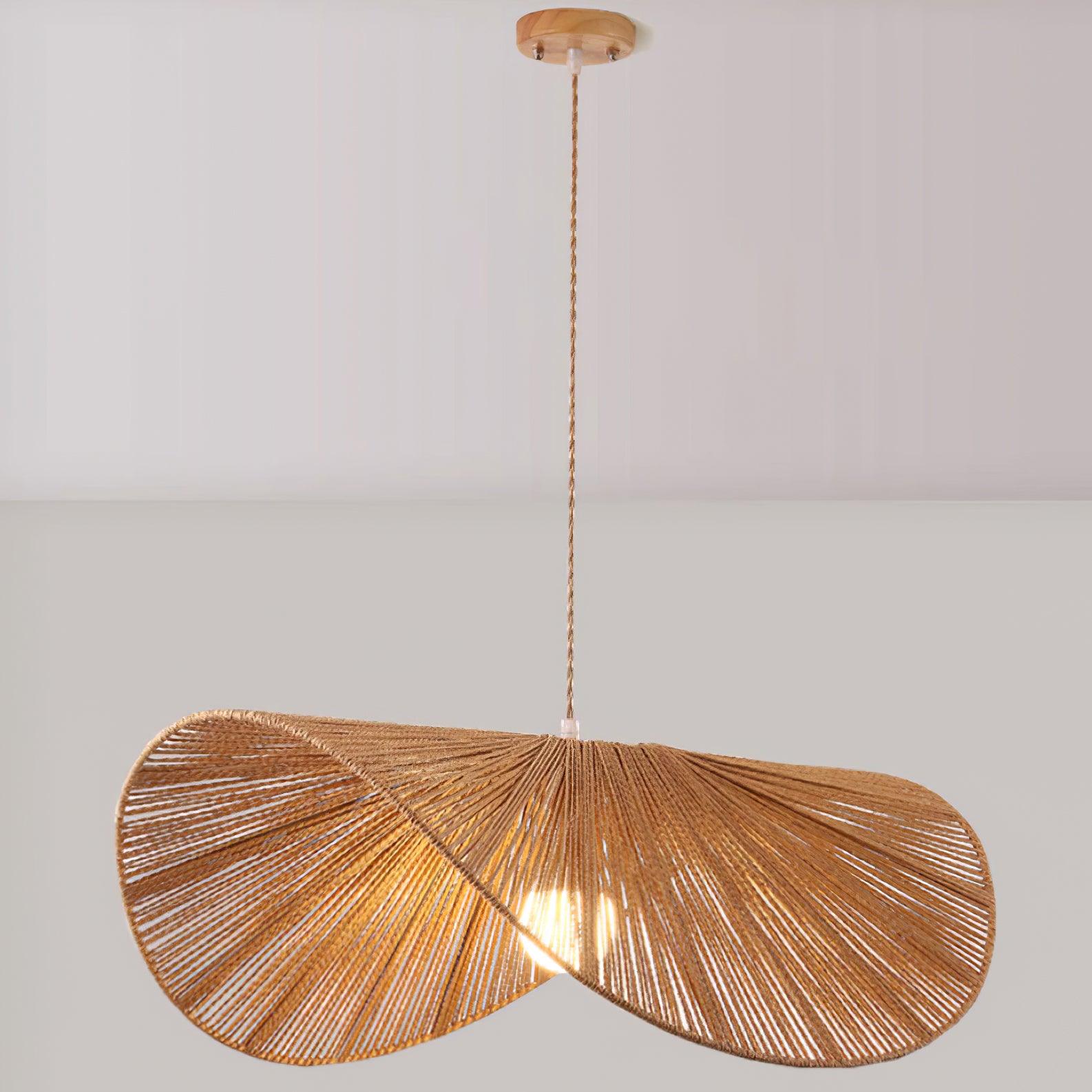 Solara Suspension Rattan Naturel Tissé à la Main