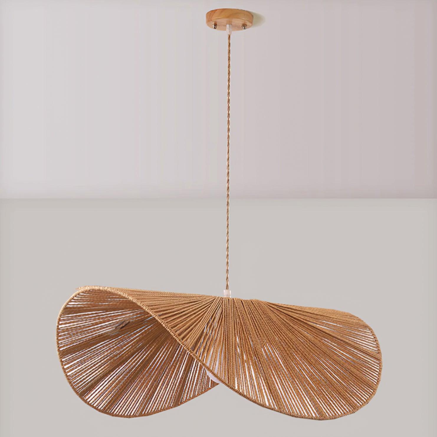 Solara Suspension Rattan Naturel Tissé à la Main
