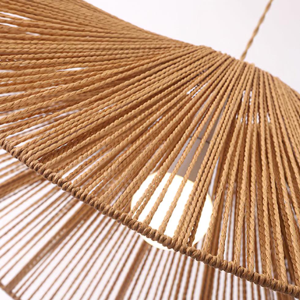 Solara Suspension Rattan Naturel Tissé à la Main