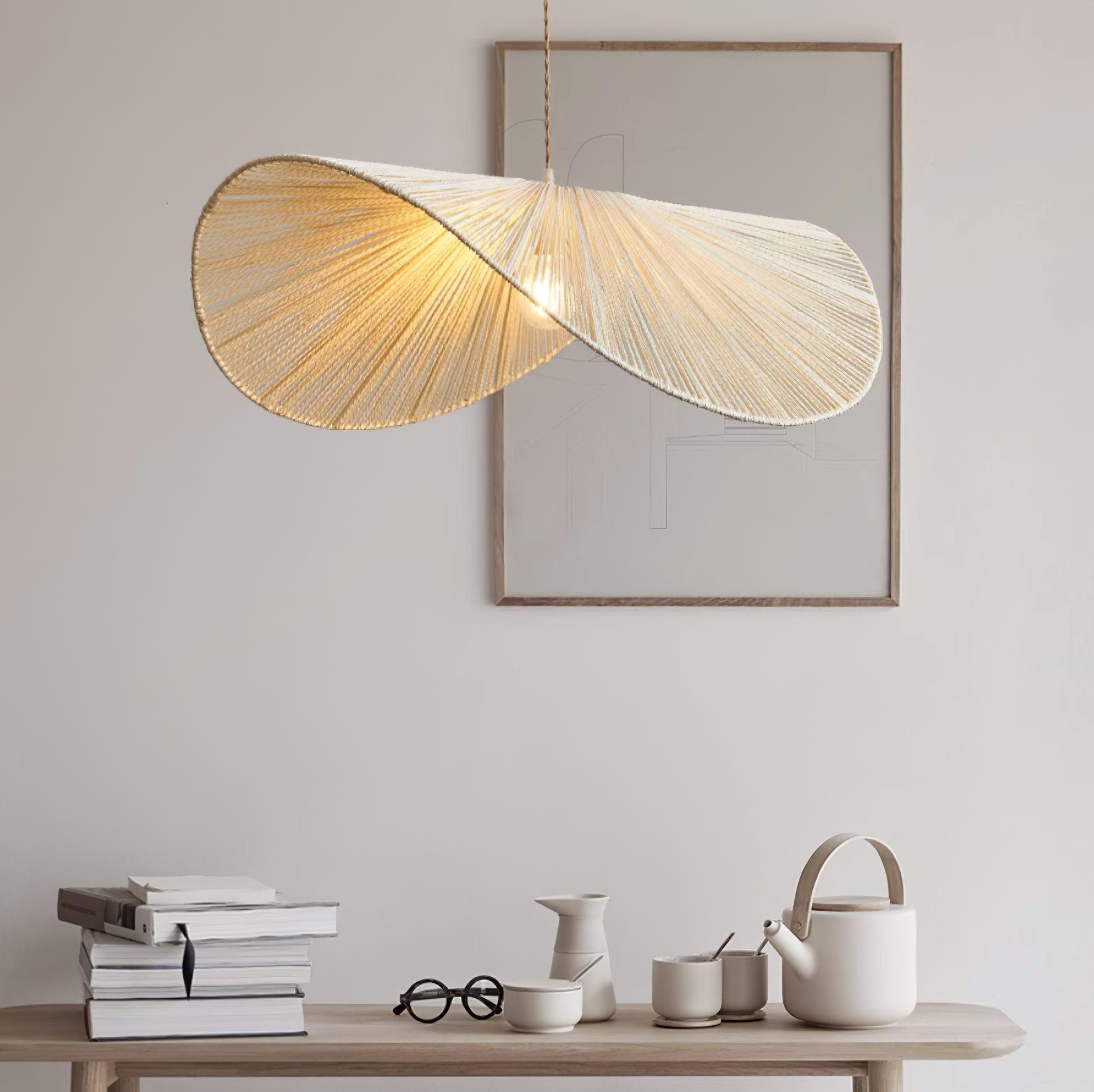 Solara Suspension Rattan Naturel Tissé à la Main