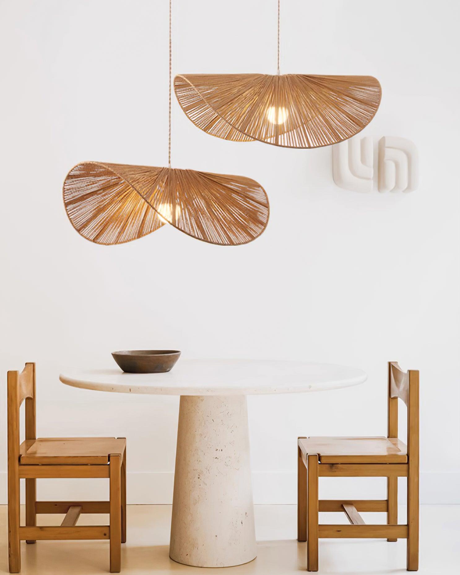Solara Suspension Rattan Naturel Tissé à la Main