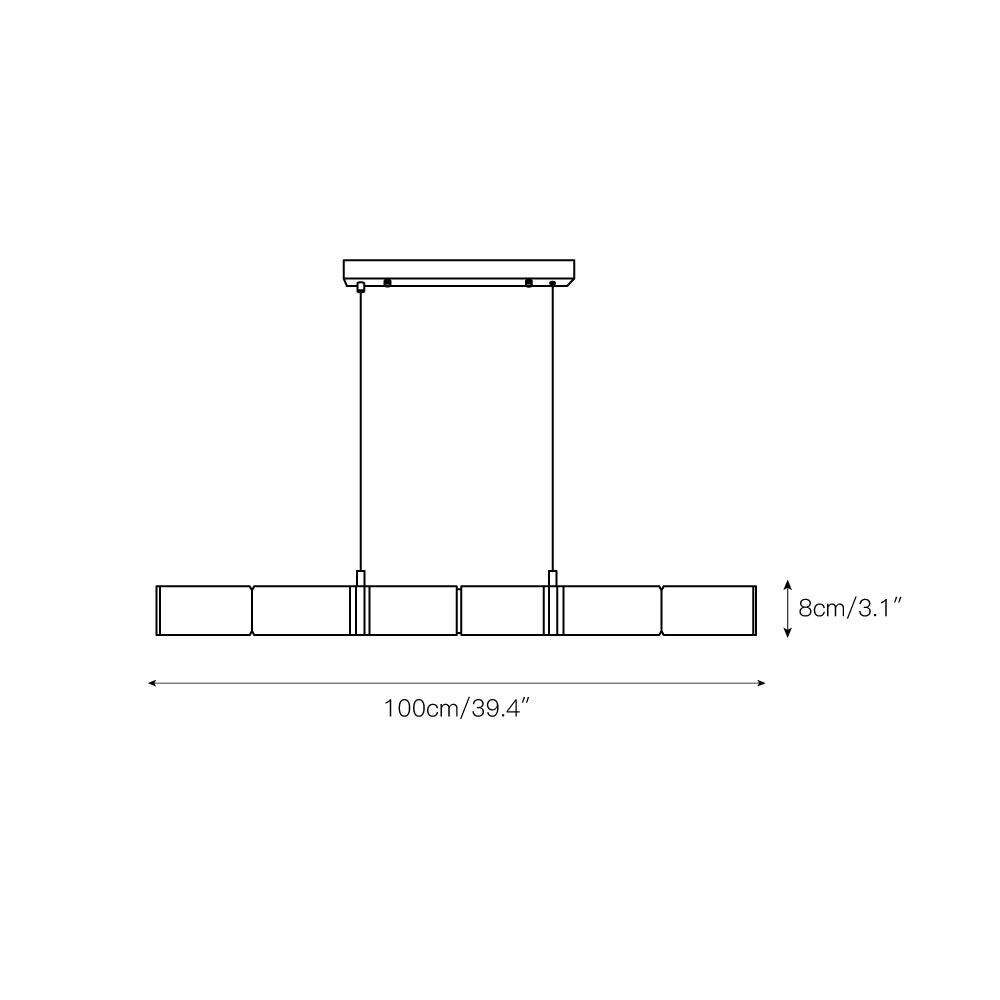 Stream Moderne Minimaliste Albâtre Suspension