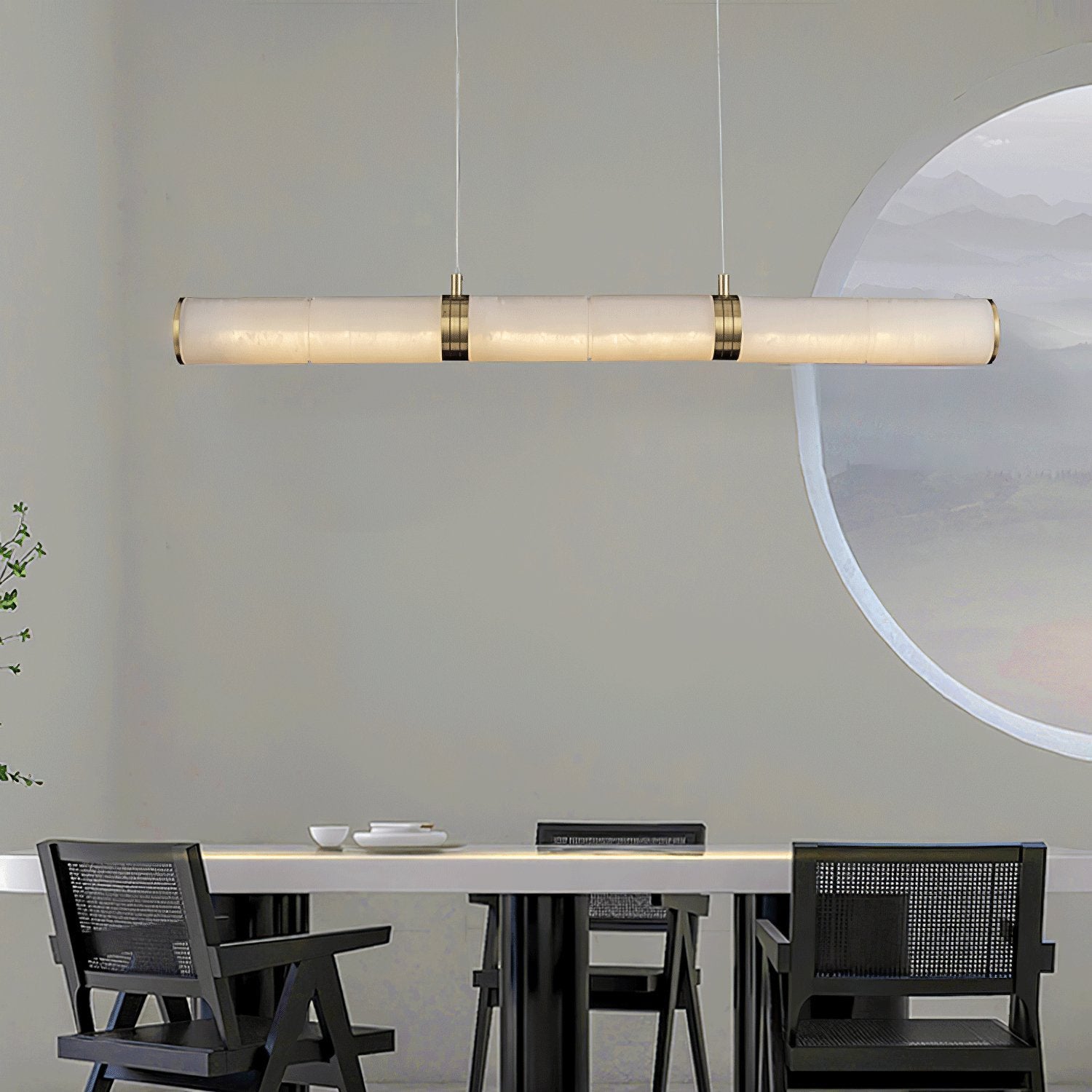 Stream Moderne Minimaliste Albâtre Suspension