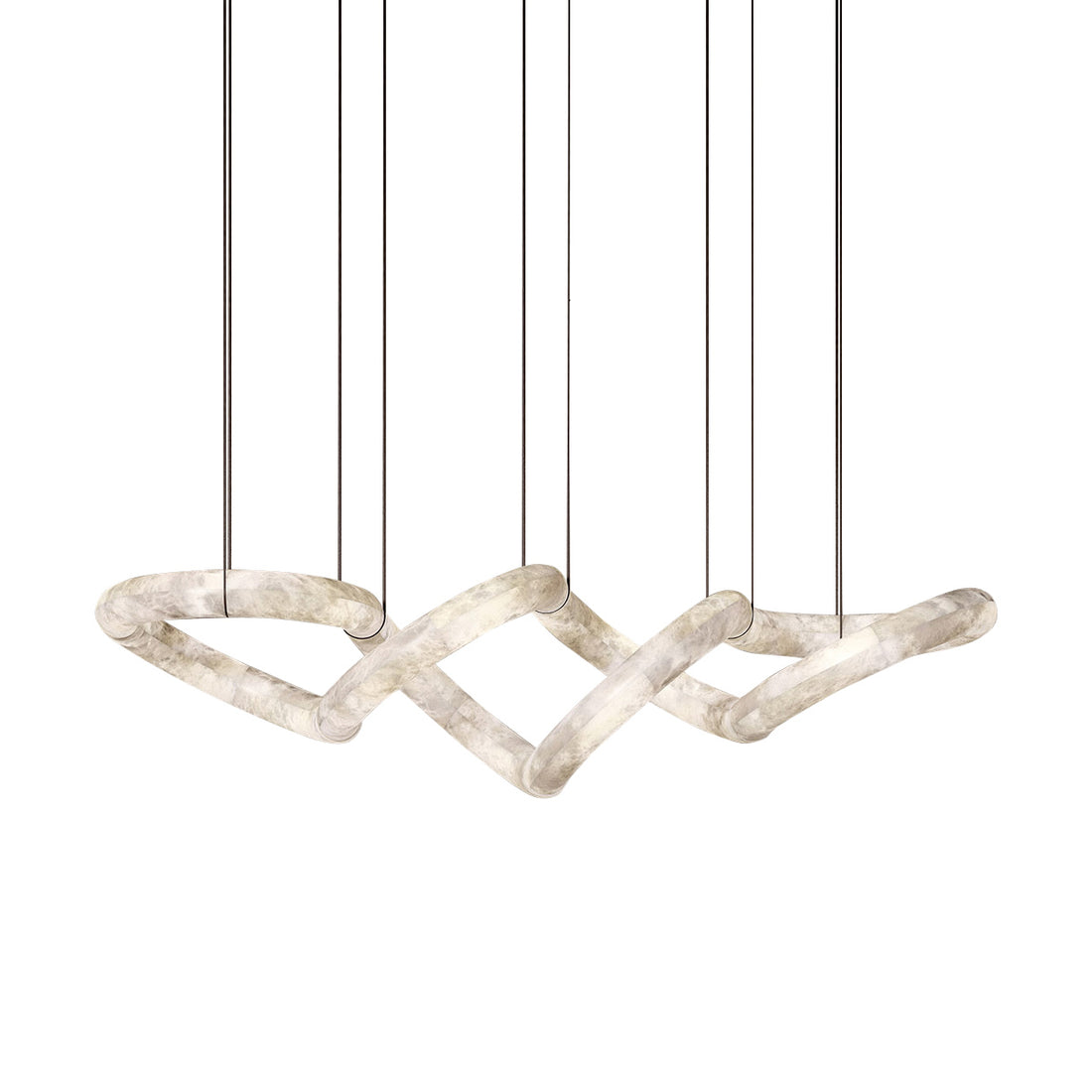 Utalyra Suspension en Albâtre Courbée