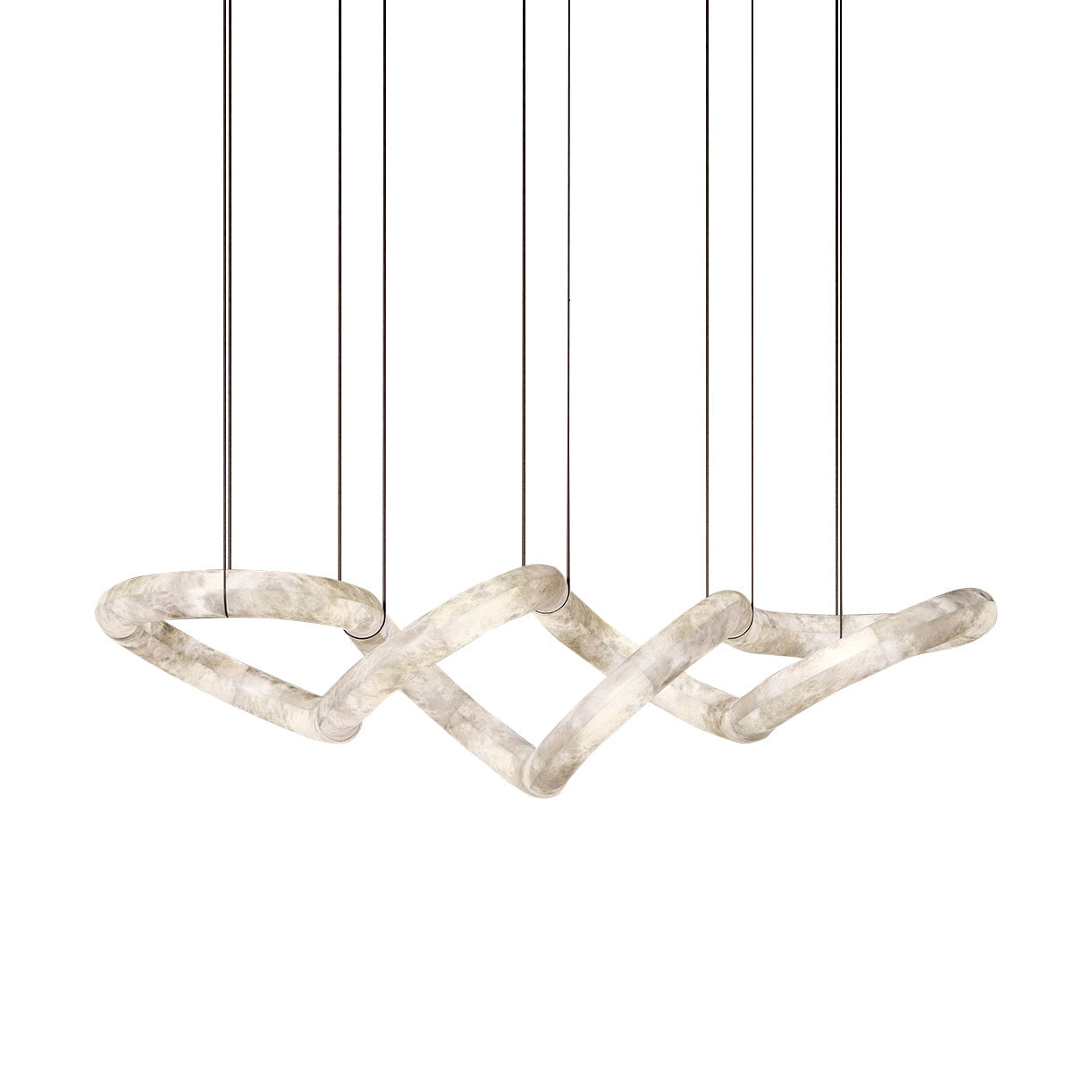 Utalyra Suspension en Albâtre Courbée