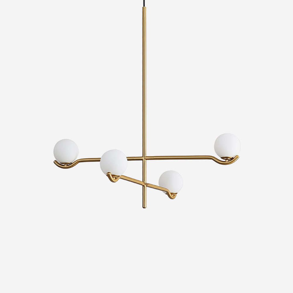 Fayno Lustre Globe Blanc