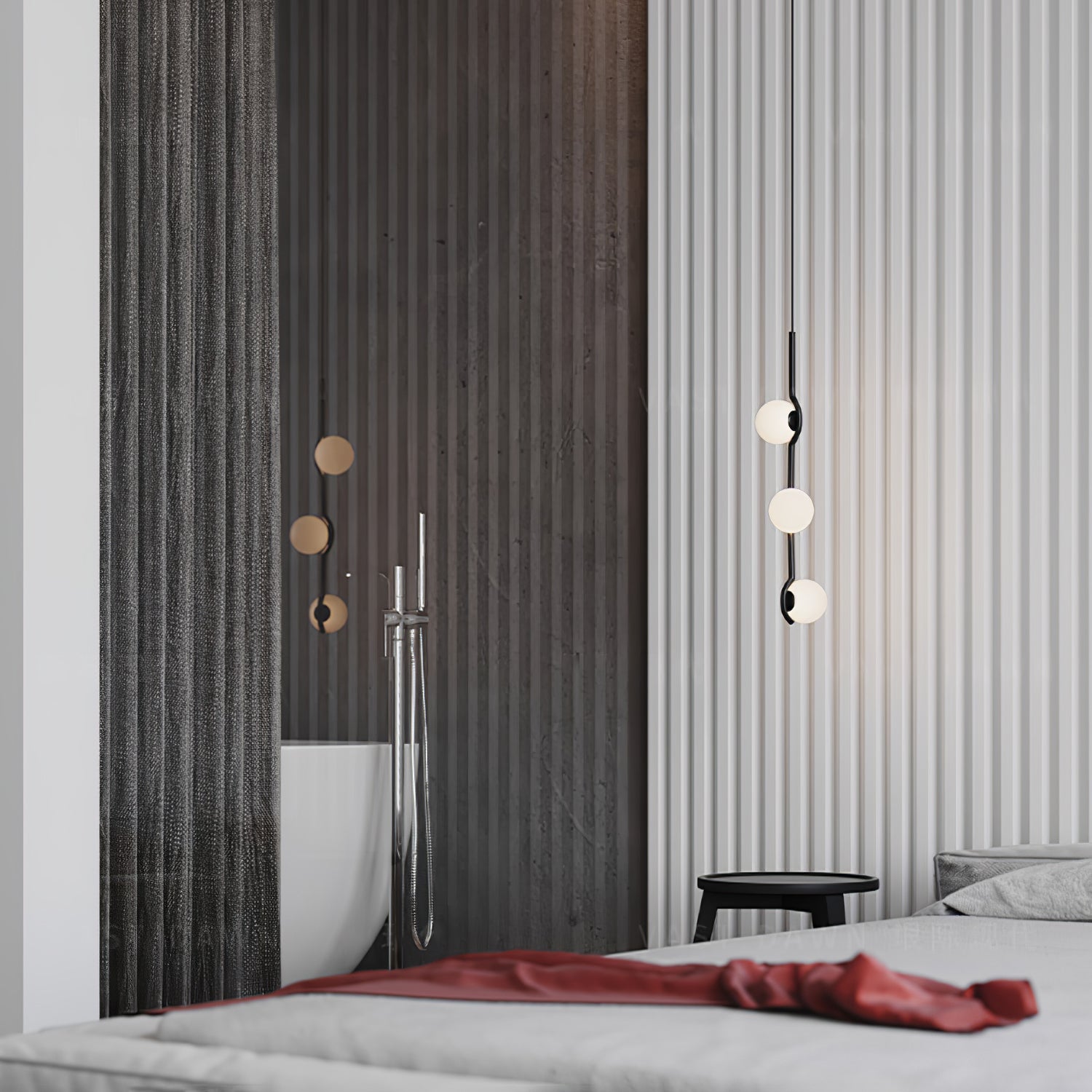Fayno Lustre Globe Blanc