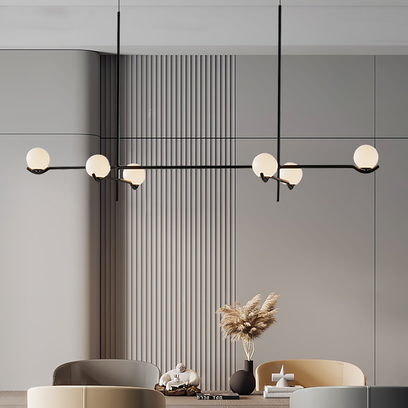 Fayno Lustre Globe Blanc