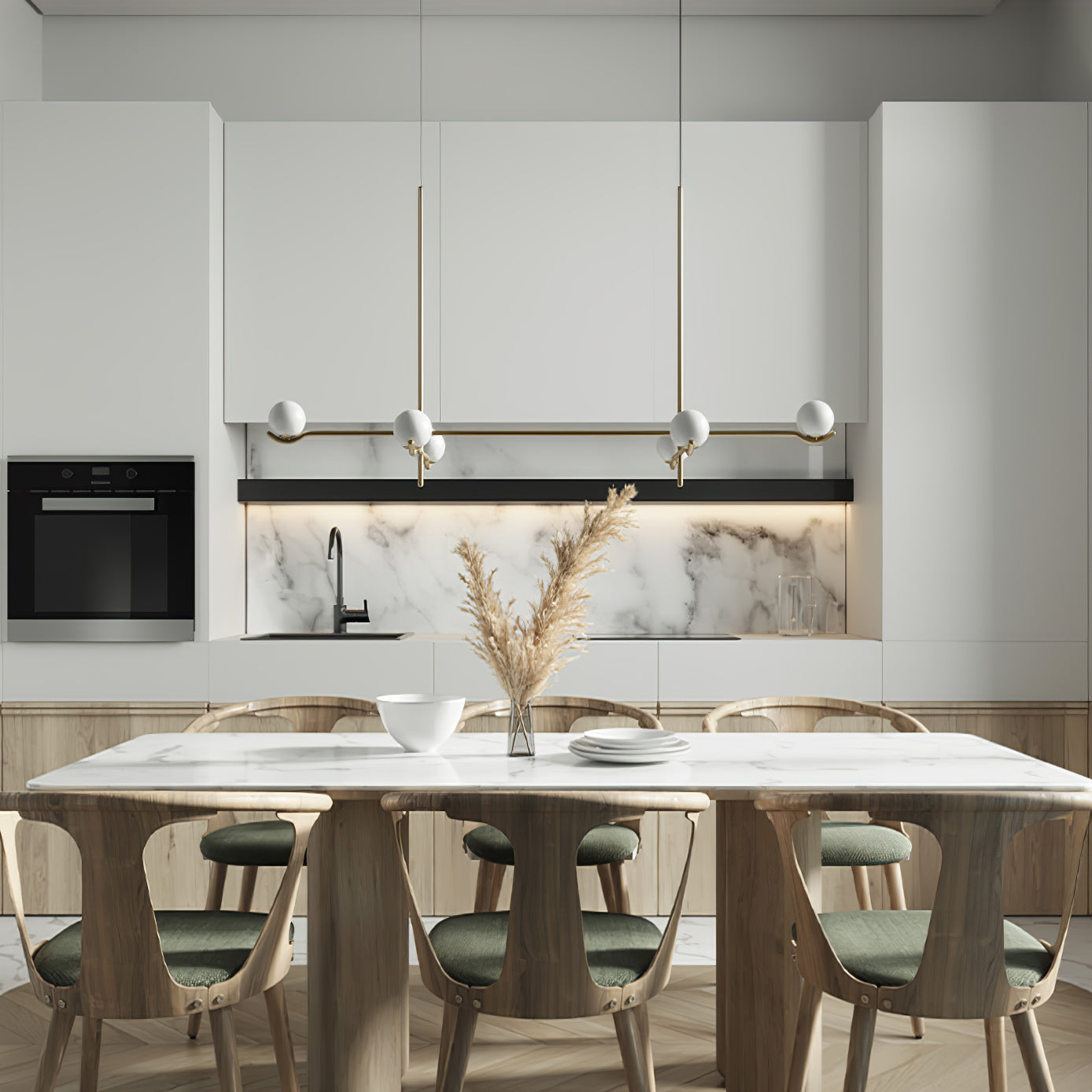 Fayno Lustre Globe Blanc