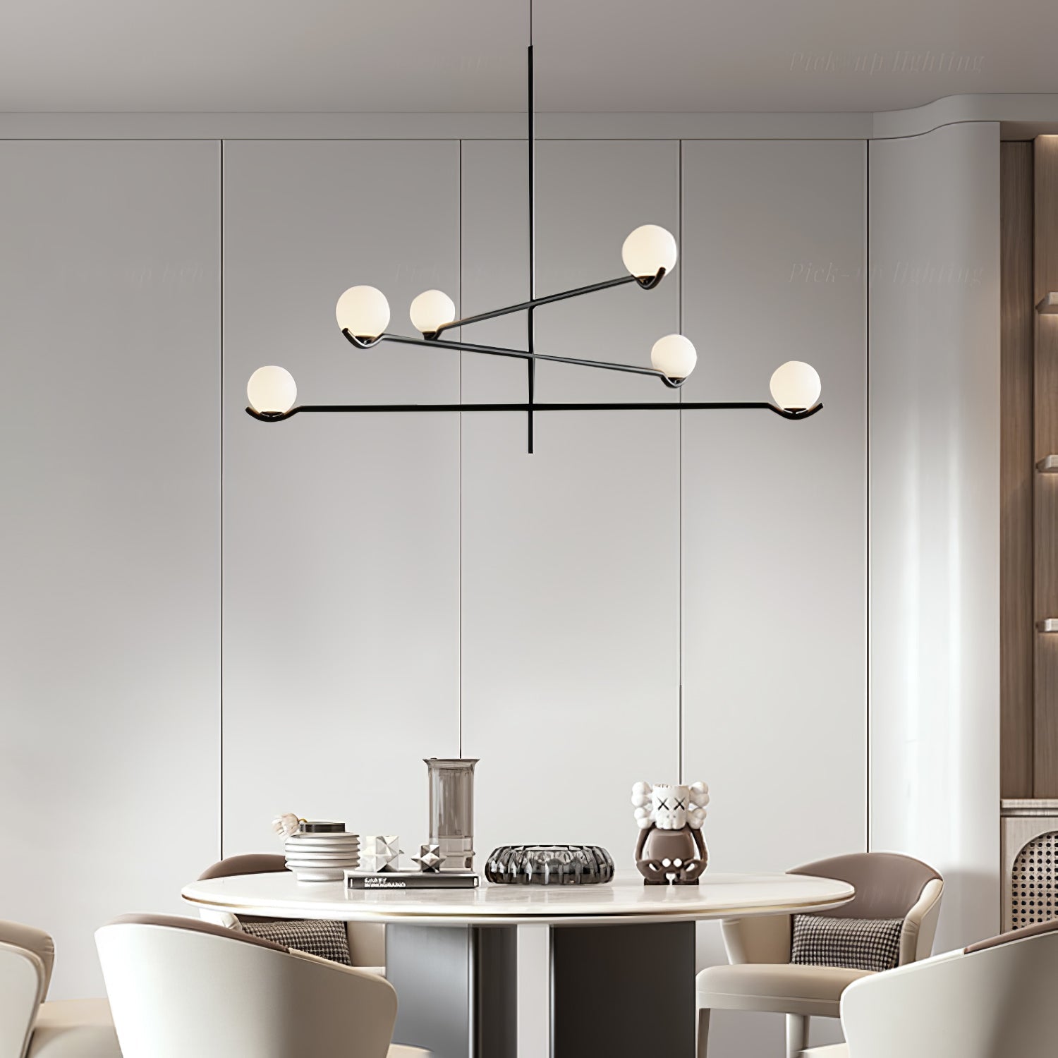 Fayno Lustre Globe Blanc