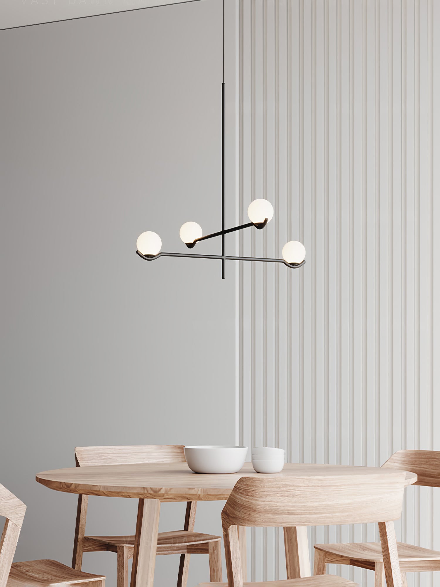 Fayno Lustre Globe Blanc