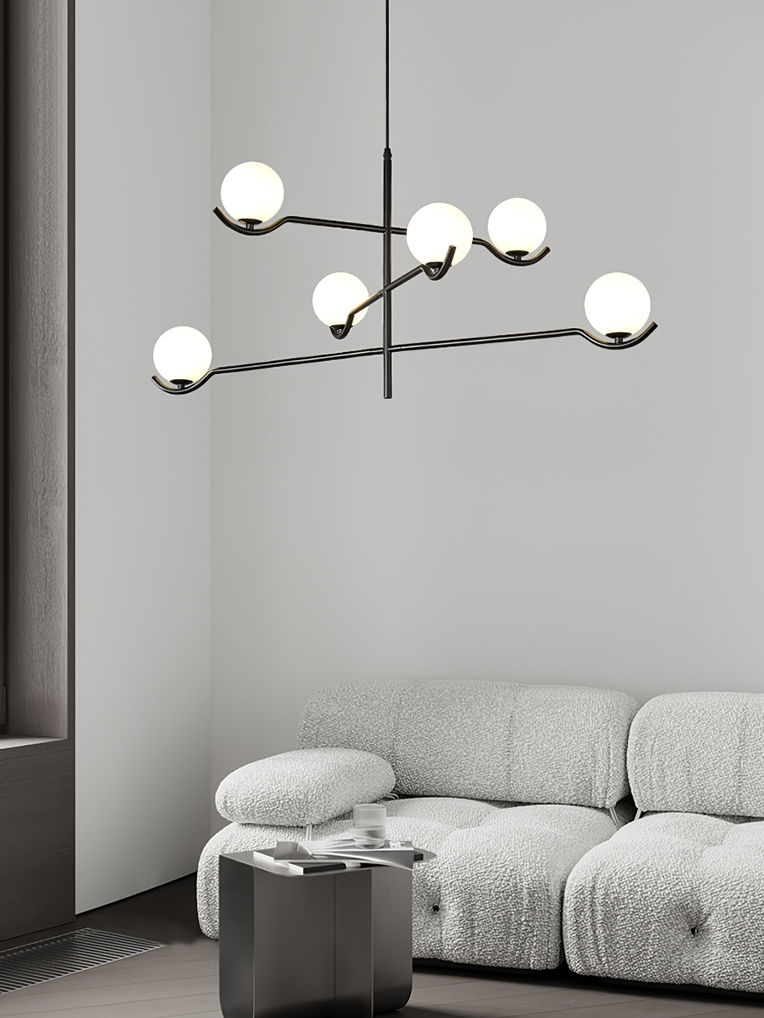Fayno Lustre Globe Blanc
