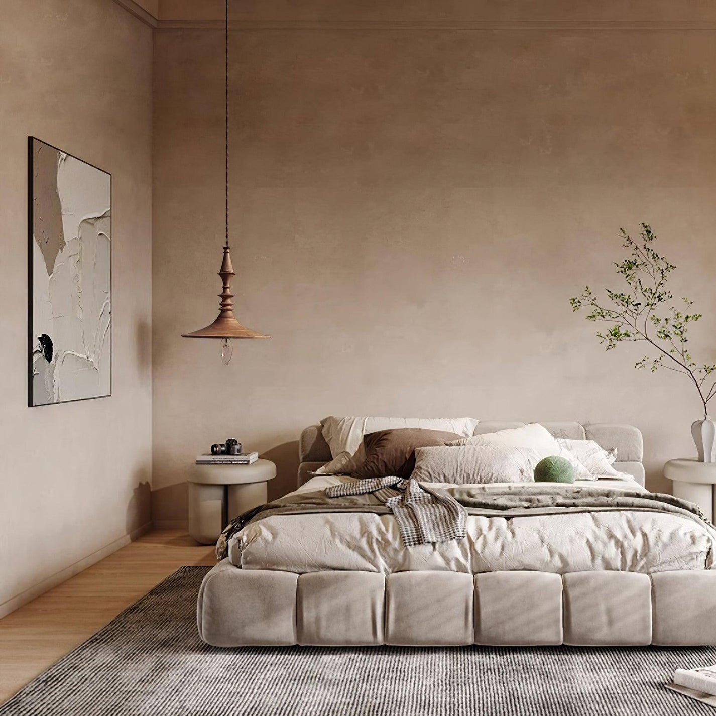 Tessira Suspension Industrielle en Bois