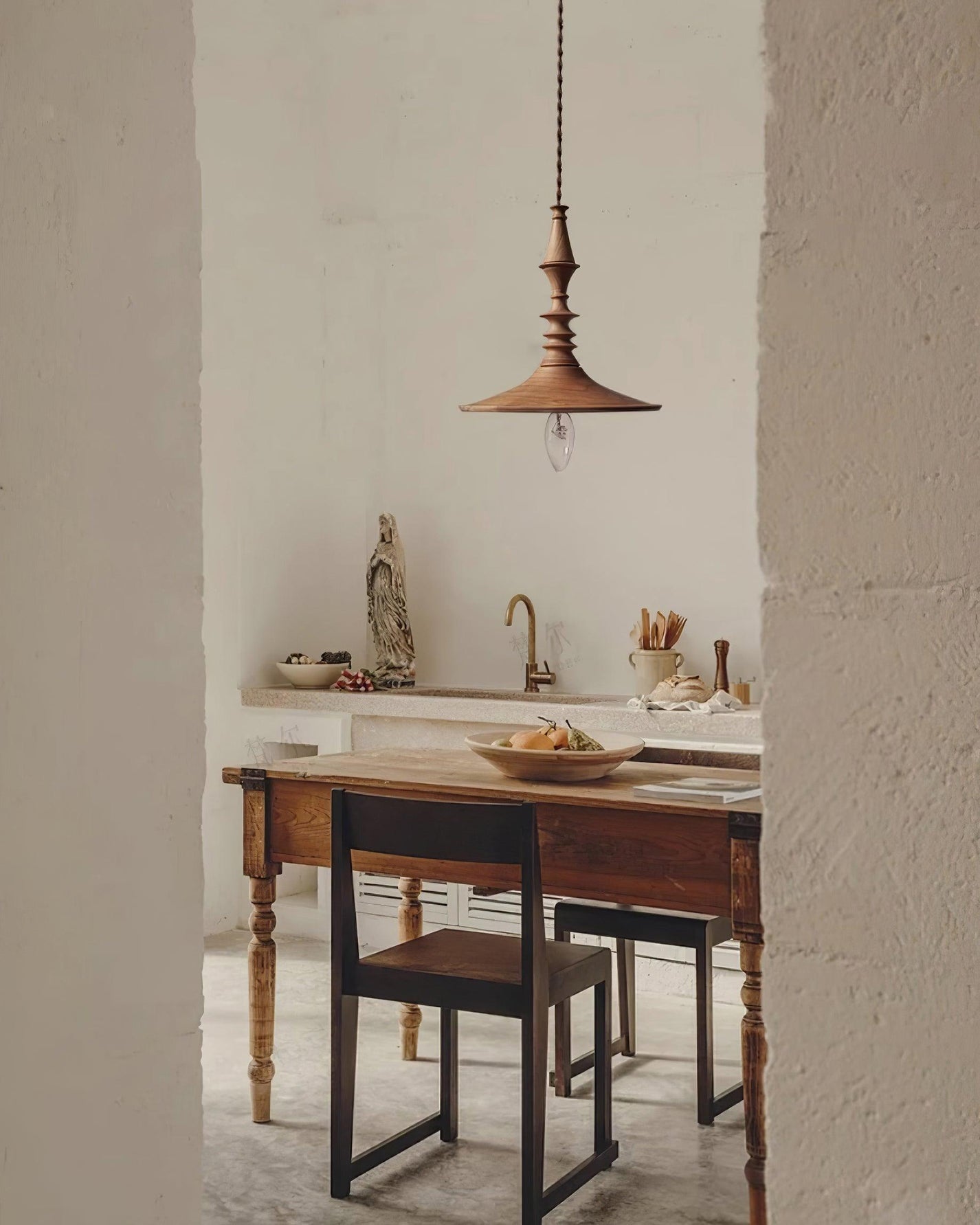 Tessira Suspension Industrielle en Bois