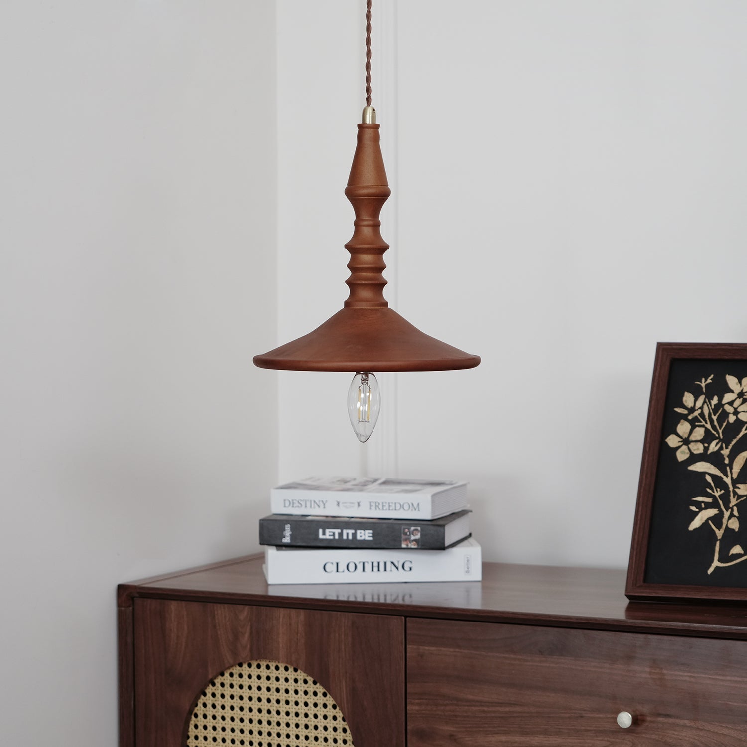 Tessira Suspension Industrielle en Bois