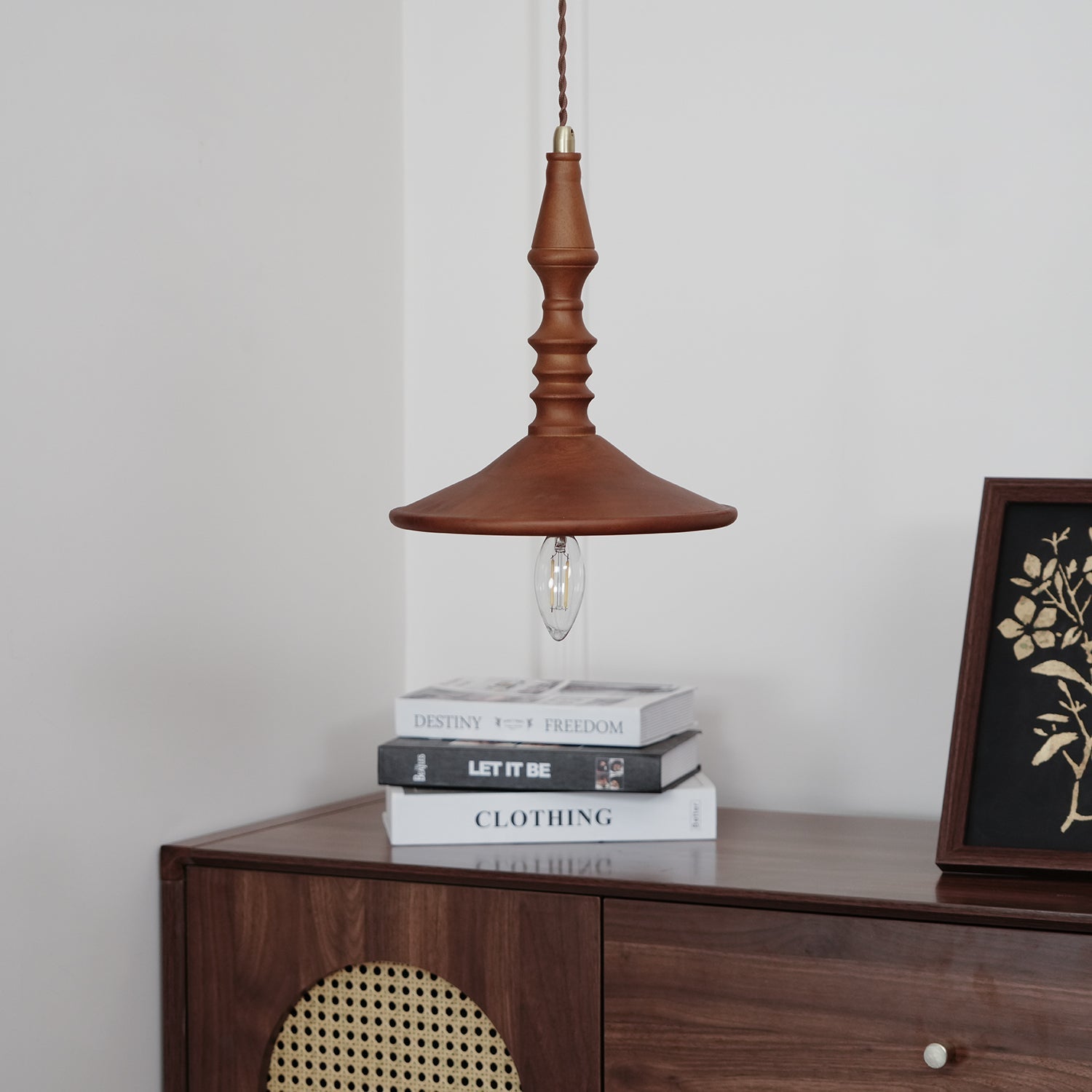 Tessira Suspension Industrielle en Bois