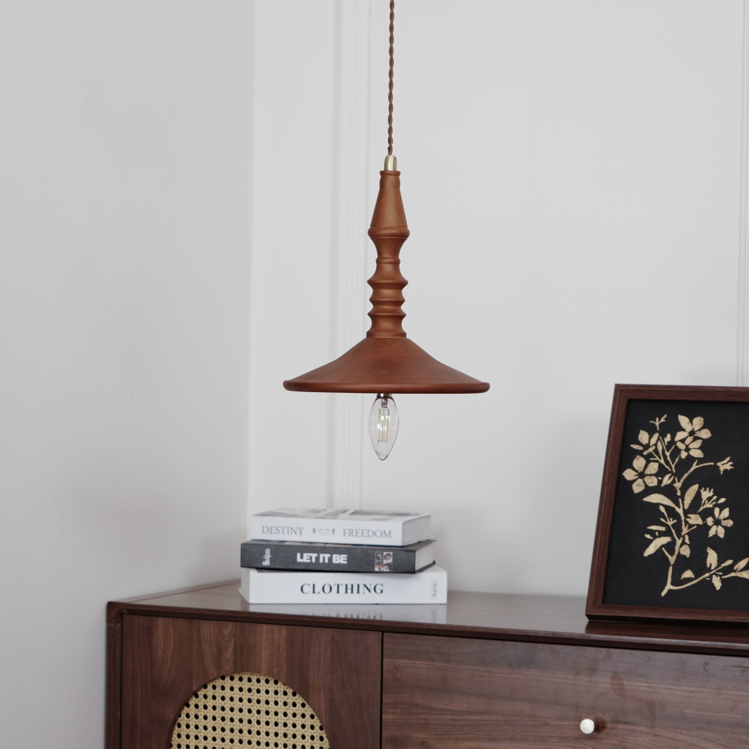 Tessira Suspension Industrielle en Bois