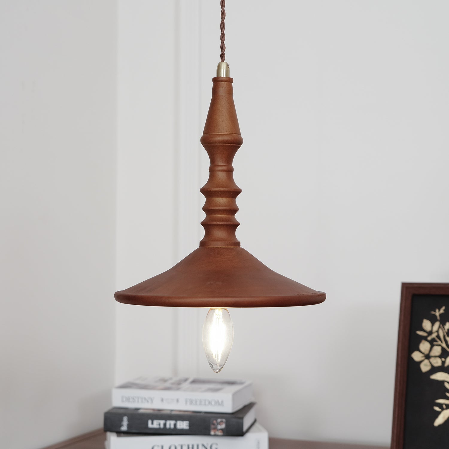 Tessira Suspension Industrielle en Bois