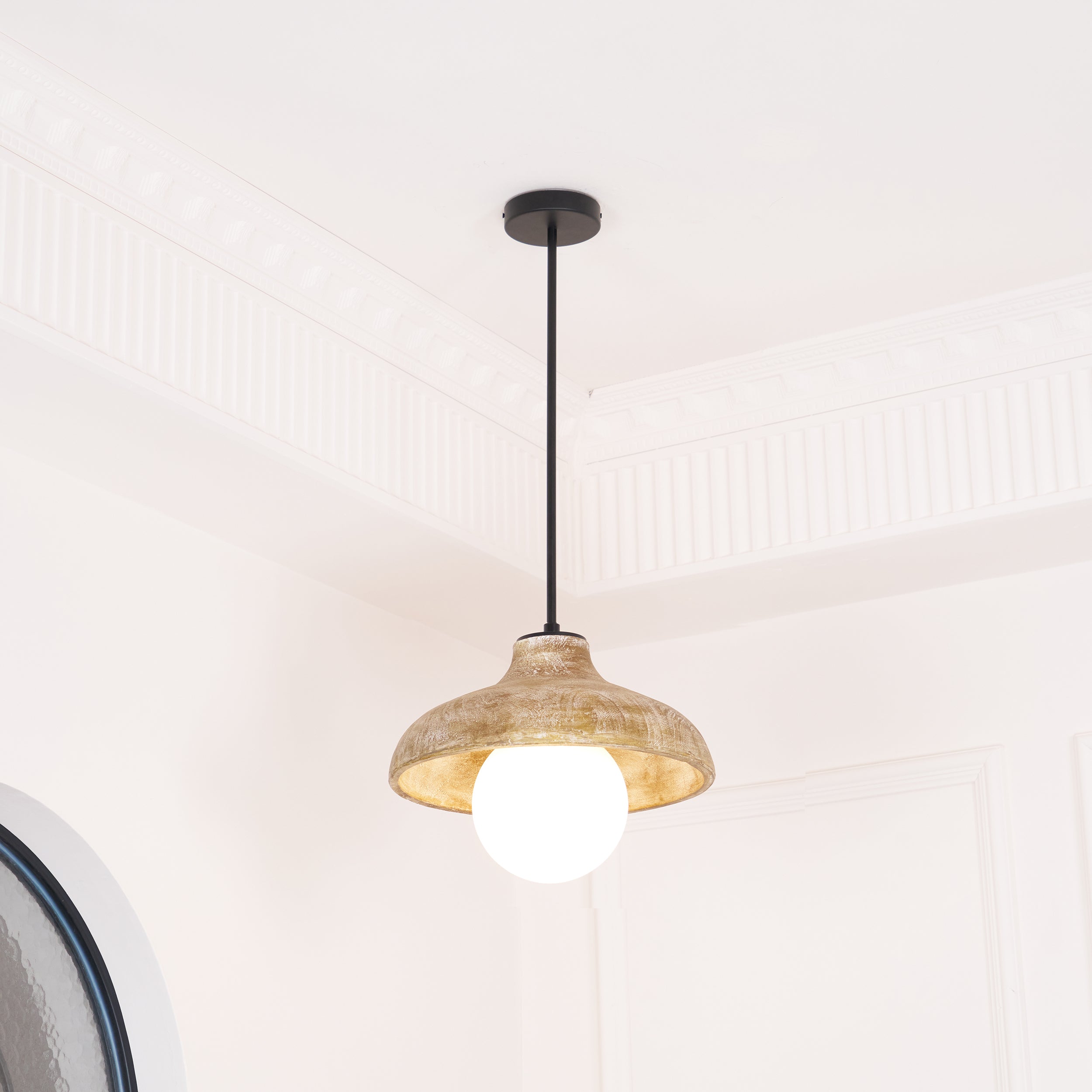 Culirir Moderne Minimaliste Résine Verre Suspension