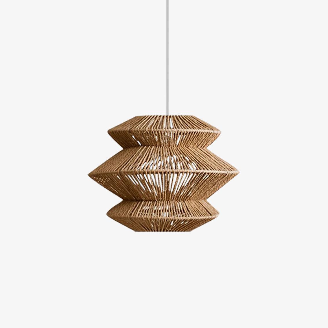 Suru Lampe Suspendue Tissée Île Organique
