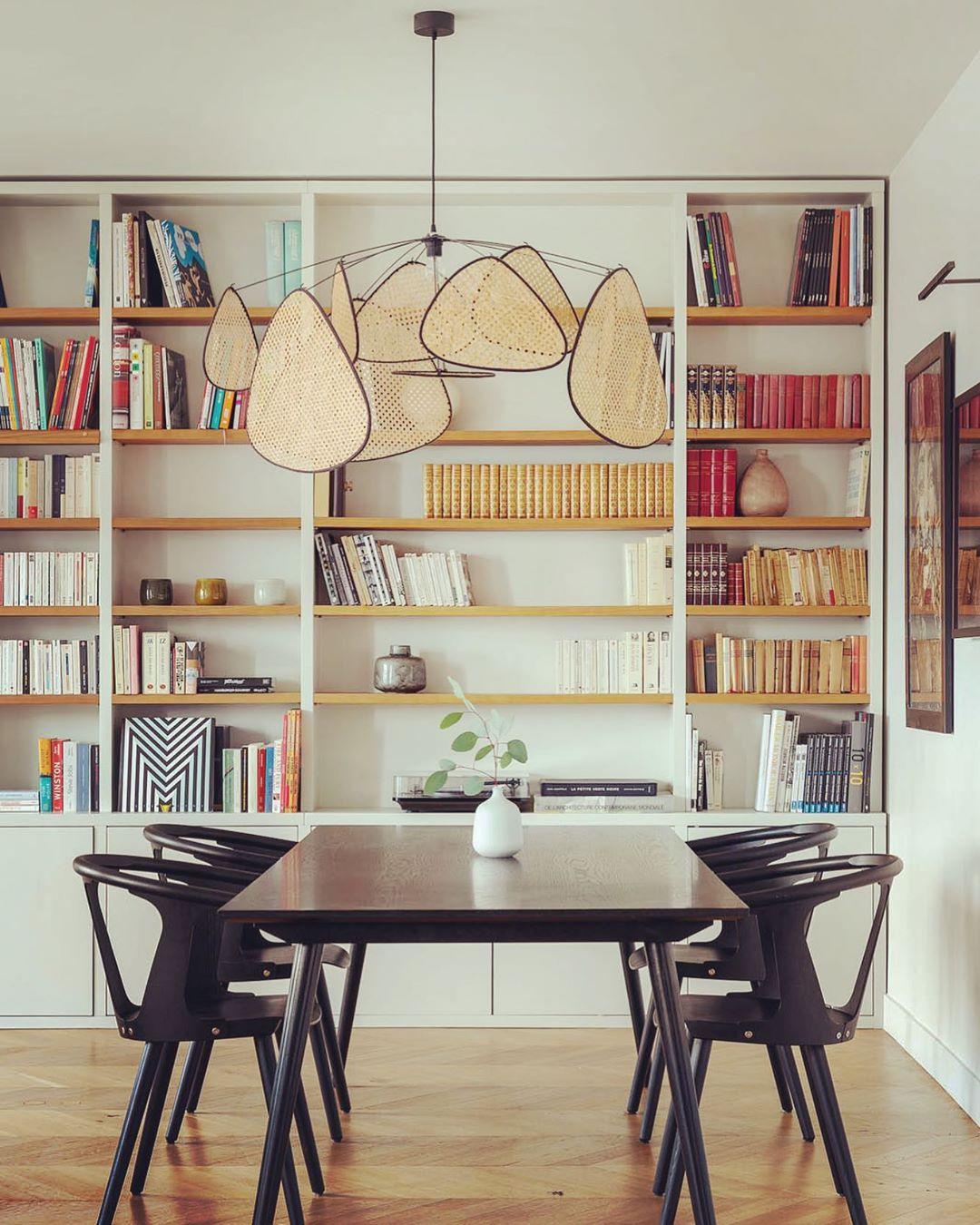Lustra Lustre Écran Cannage Suspension Rétro