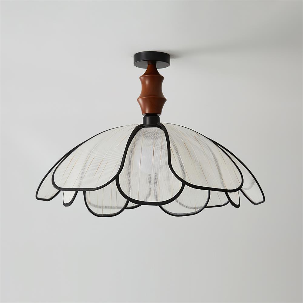 Swanpetal Plafonnier en Bois Minimaliste