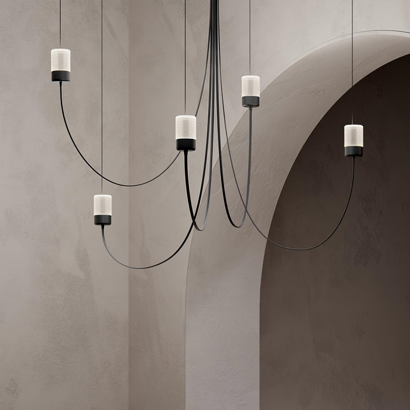 Lustra Lustre Verre Élégance Balancée