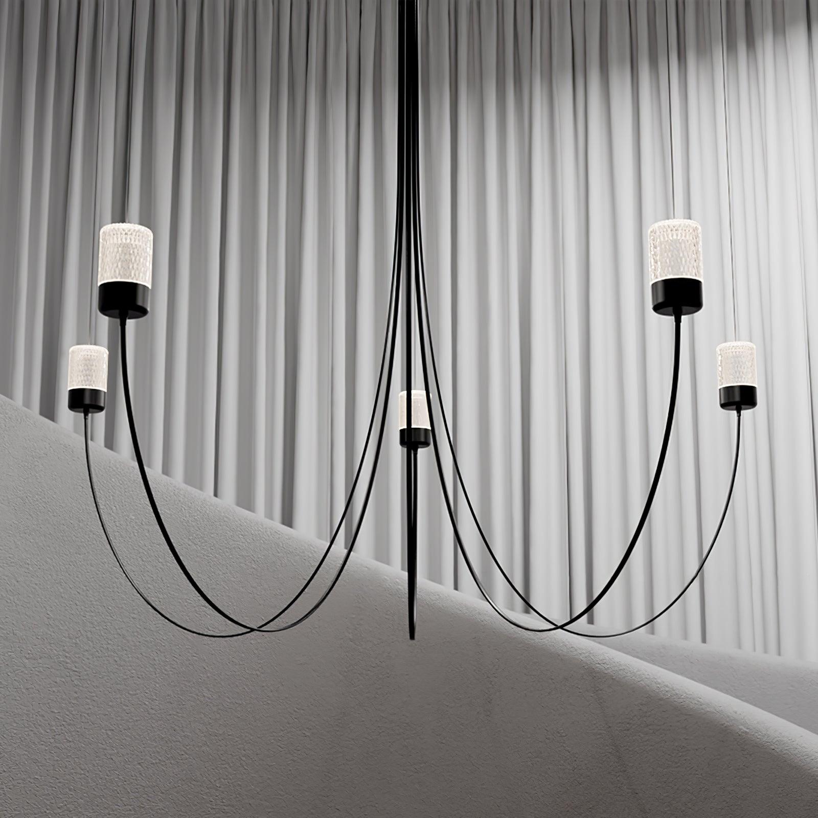 Lustra Lustre Verre Élégance Balancée