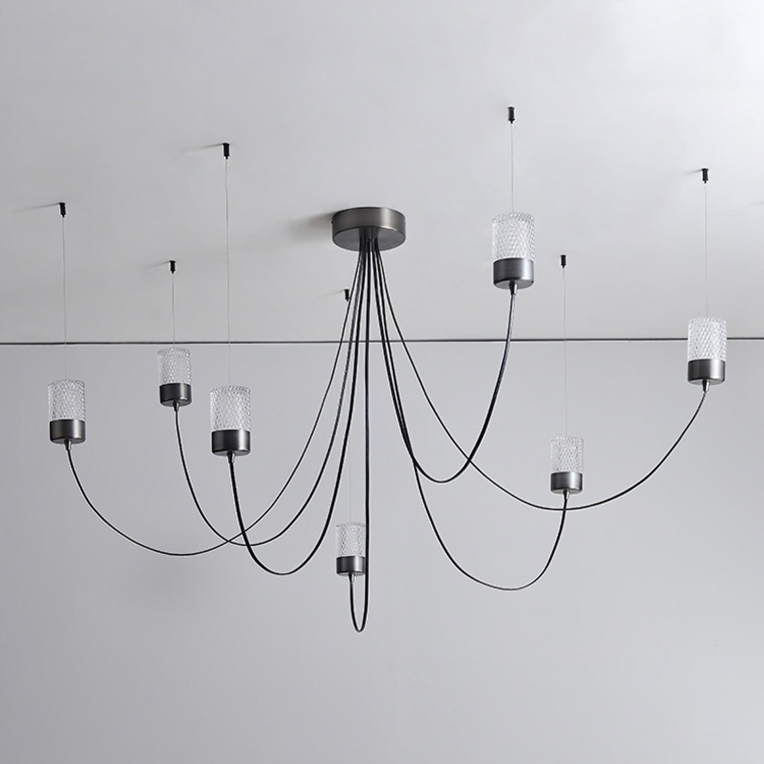 Lustra Lustre Verre Élégance Balancée