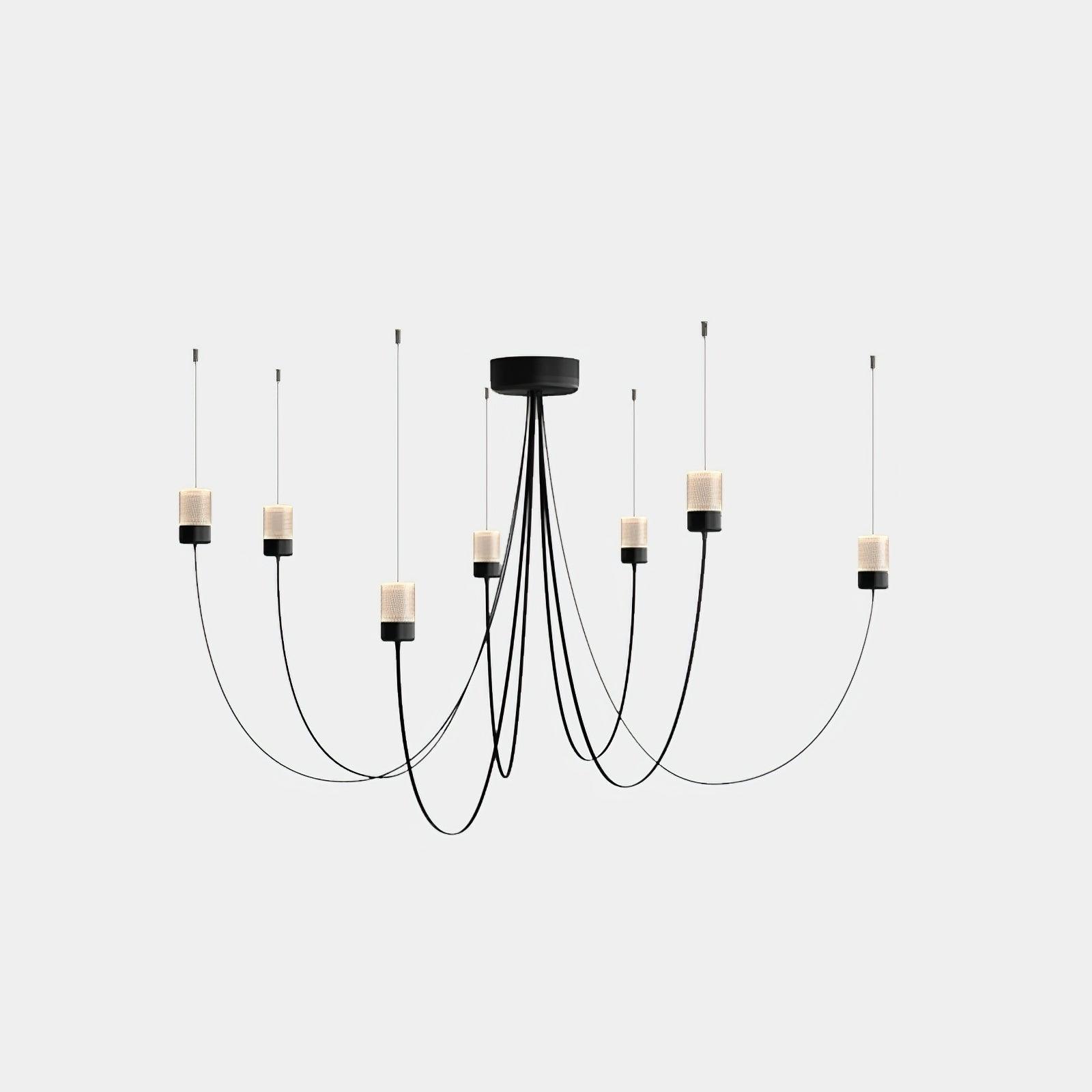 Lustra Lustre Verre Élégance Balancée
