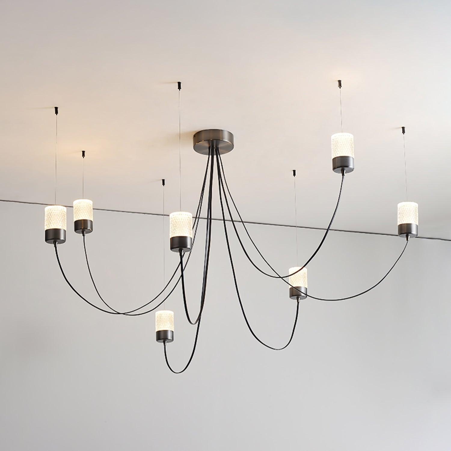 Lustra Lustre Verre Élégance Balancée