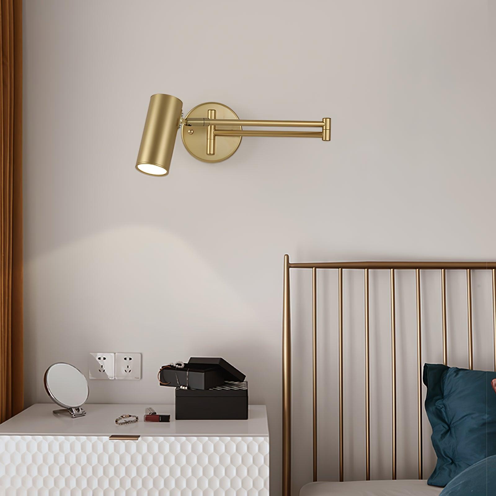 Lustra Applique Murale Laiton Bras Pivotant Réglable