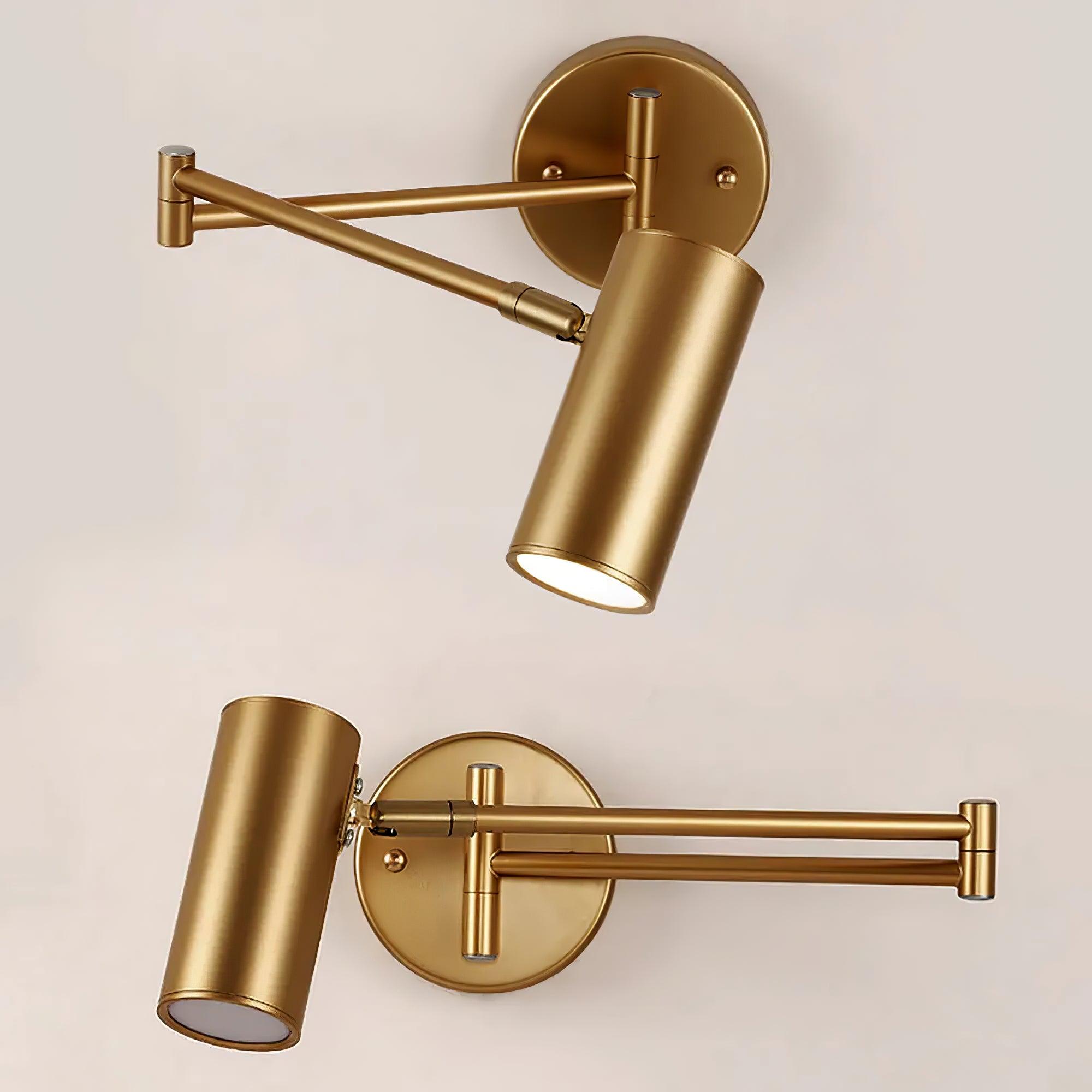 Lustra Applique Murale Laiton Bras Pivotant Réglable