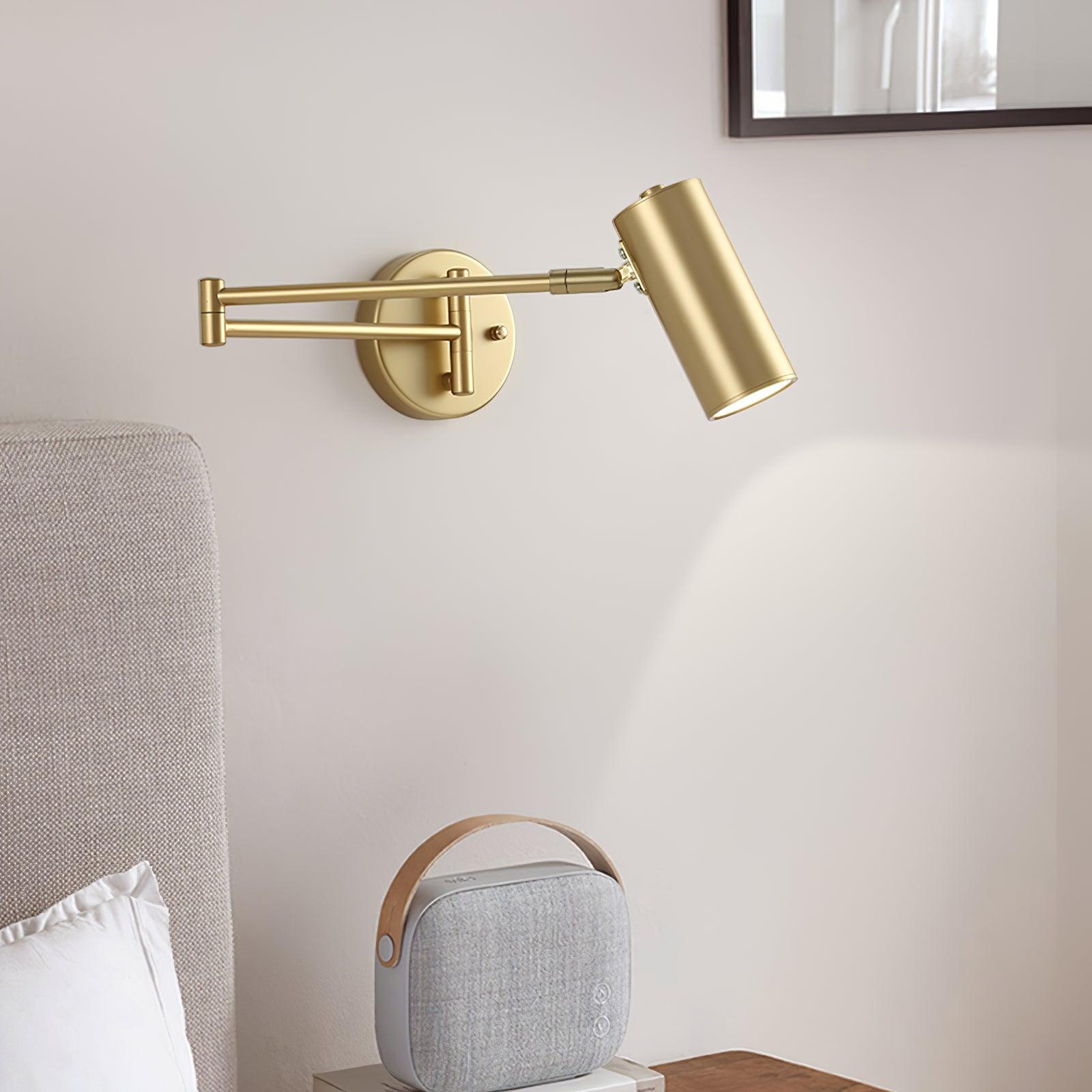 Lustra Applique Murale Laiton Bras Pivotant Réglable