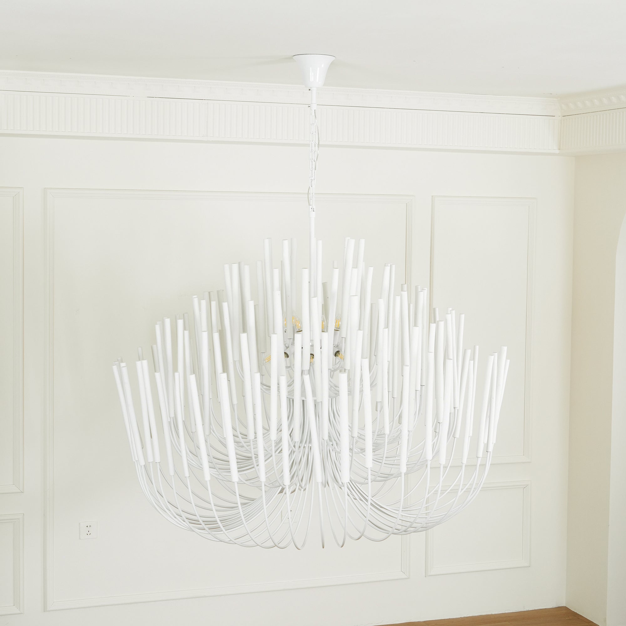 Nyphaiel Lustre en Bois Luxe Postmoderne