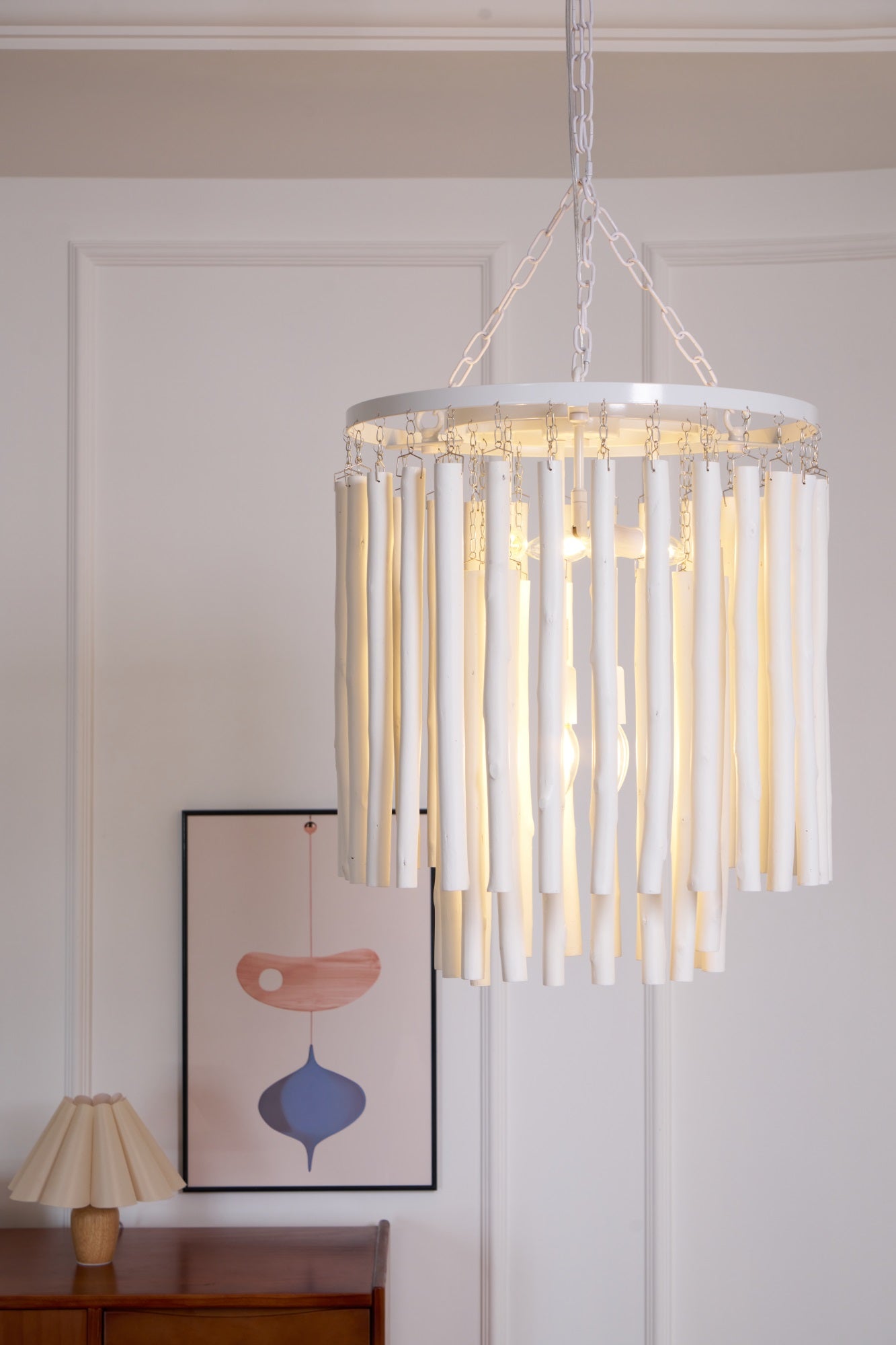 Nyphaiel Lustre en Bois Luxe Postmoderne