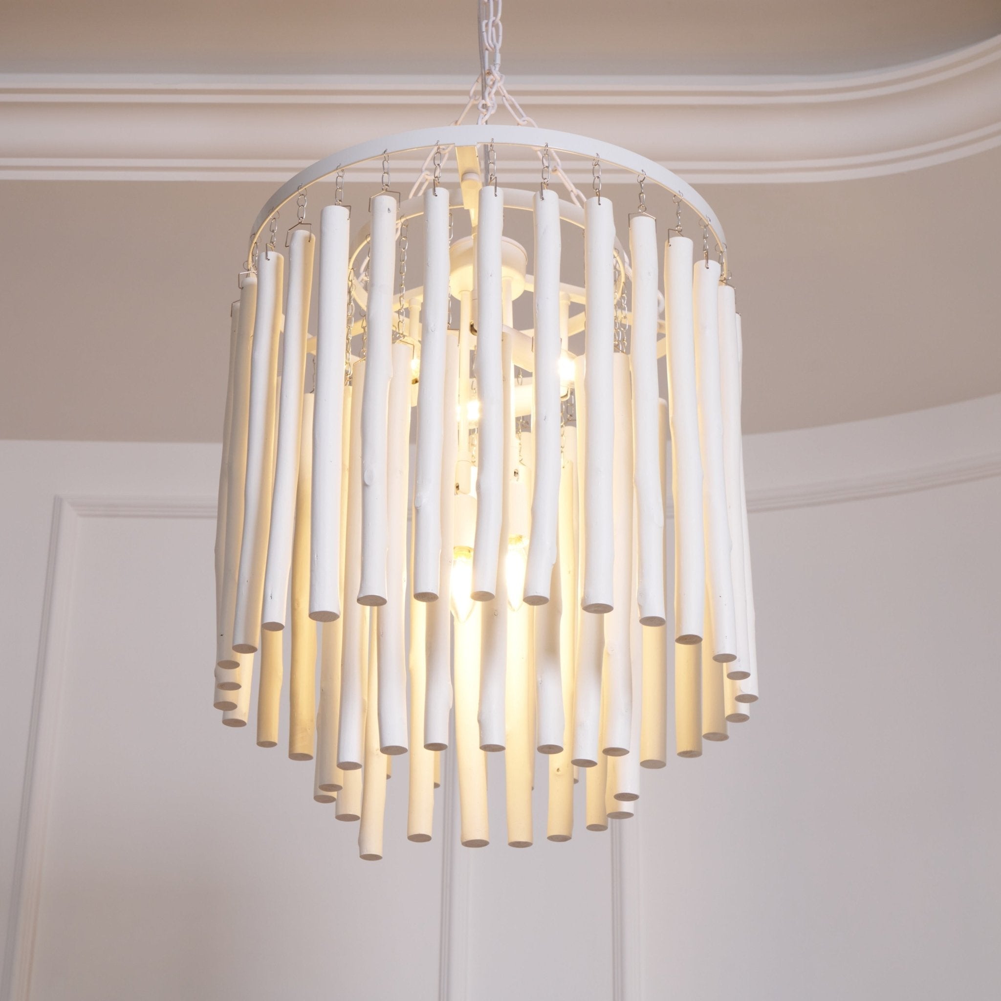 Nyphaiel Lustre en Bois Luxe Postmoderne