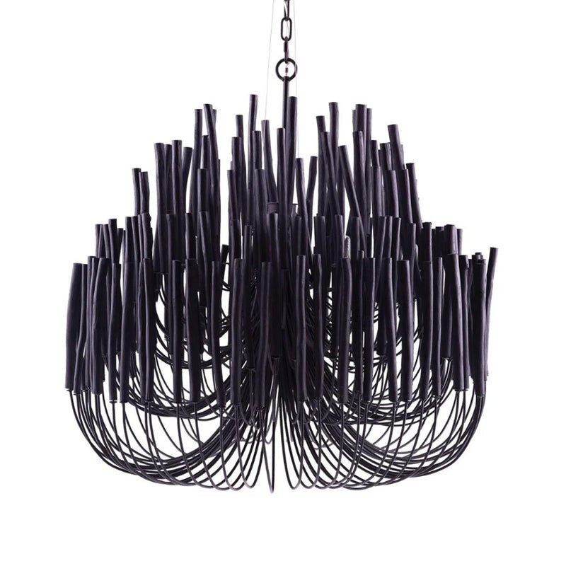 Nyphaiel Lustre en Bois Luxe Postmoderne