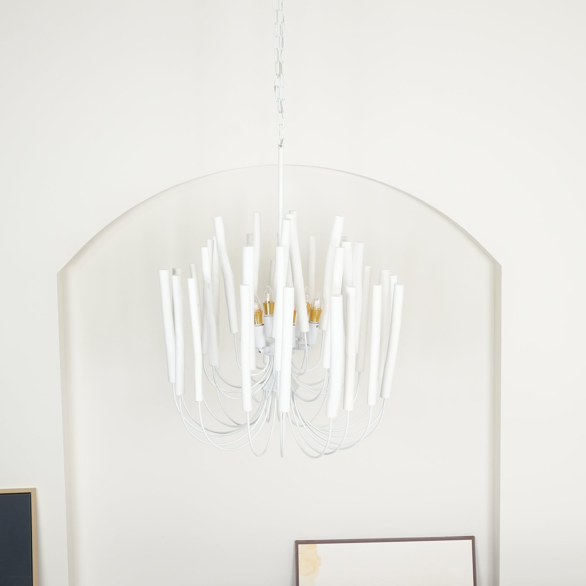 Nyphaiel Lustre en Bois Luxe Postmoderne