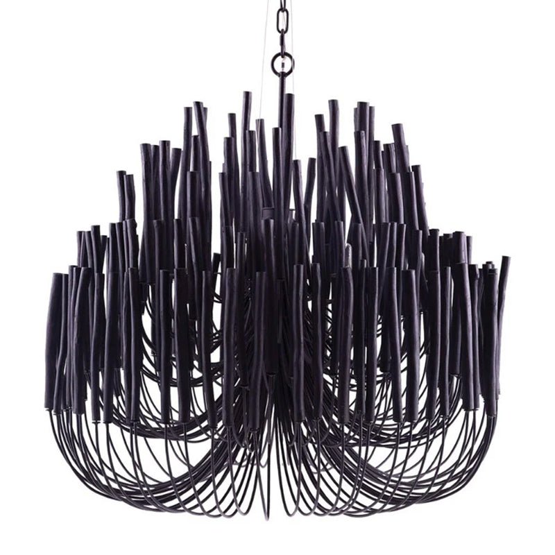 Nyphaiel Lustre en Bois Luxe Postmoderne