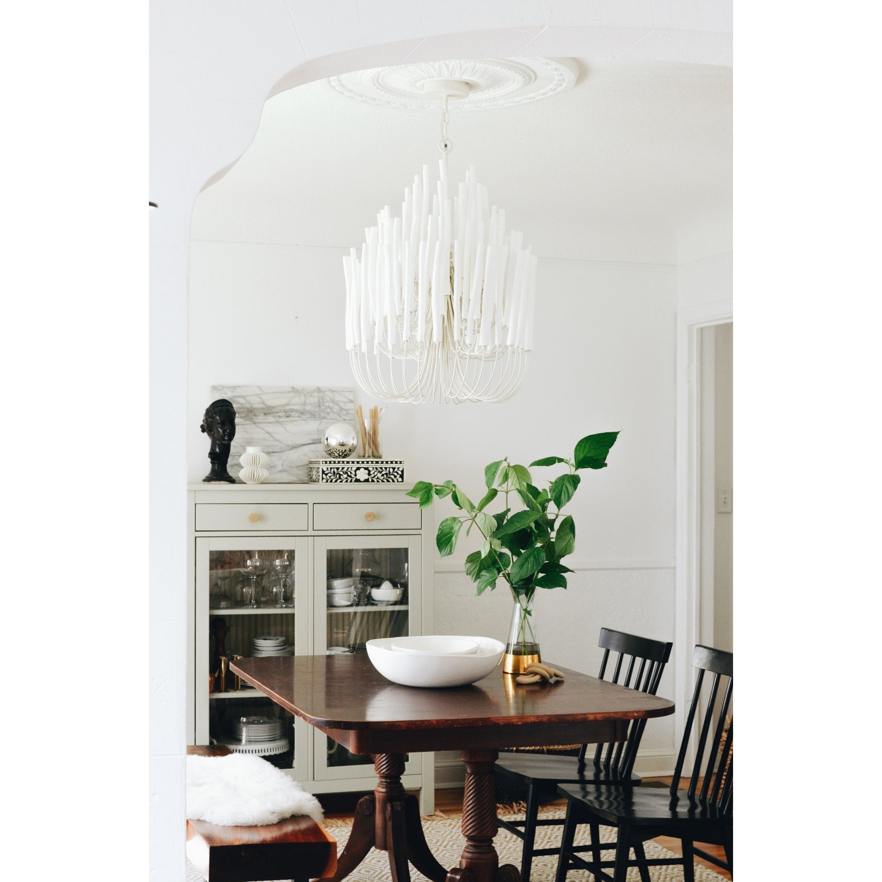 Nyphaiel Lustre en Bois Luxe Postmoderne