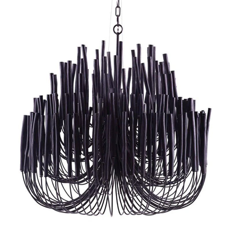 Nyphaiel Lustre en Bois Luxe Postmoderne
