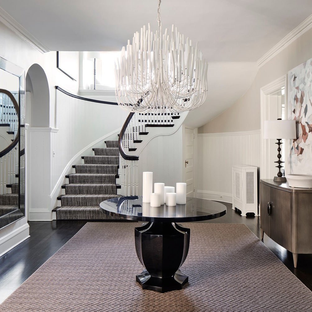 Nyphaiel Lustre en Bois Luxe Postmoderne